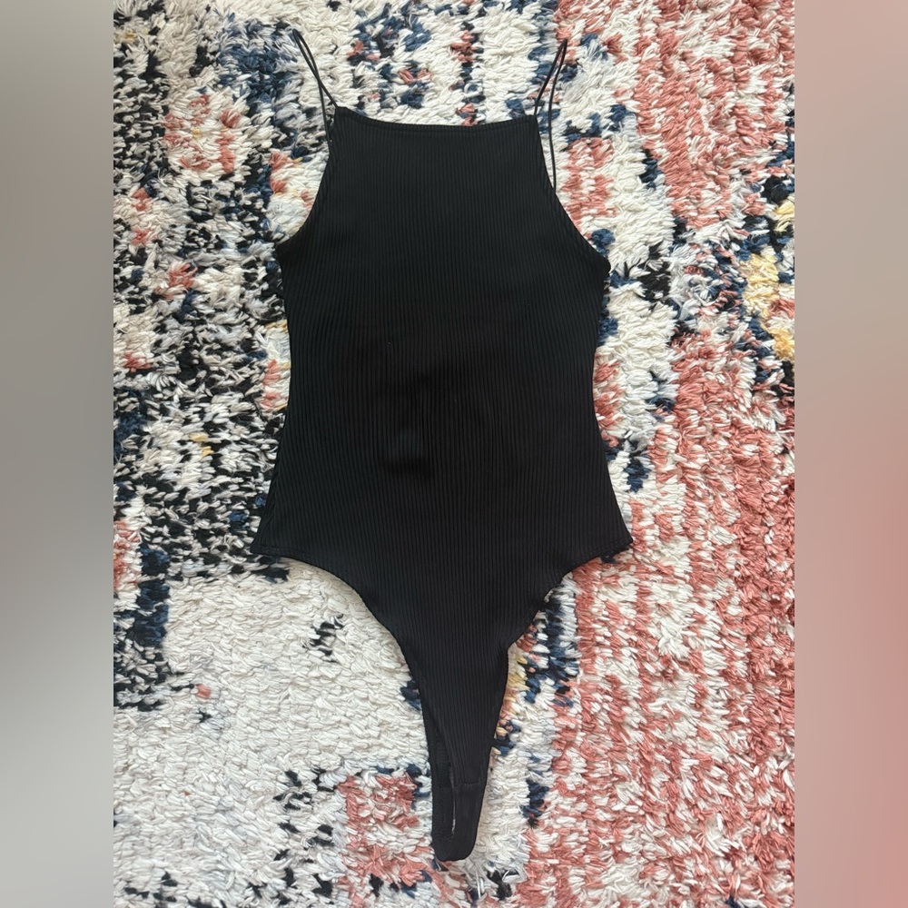 H&M Low Back Ribbed Body Suit